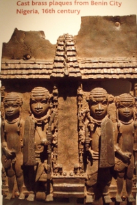 Benin city palace brass plaque,16th century